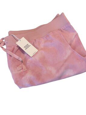 FIGS Marbled Rose Zamora Drawstring Waist Jogger Pants Size 5XLP NWT